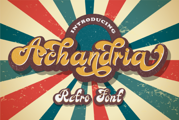 Achandria: A Confident Display Font for Digital Branding