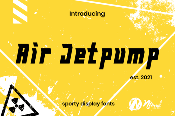 Air Jetpump: A Bold Display Font That Elevates Real Small Business Branding