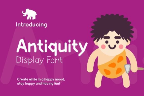 Antiquity: A Playful Display Typeface for Editorial Charm