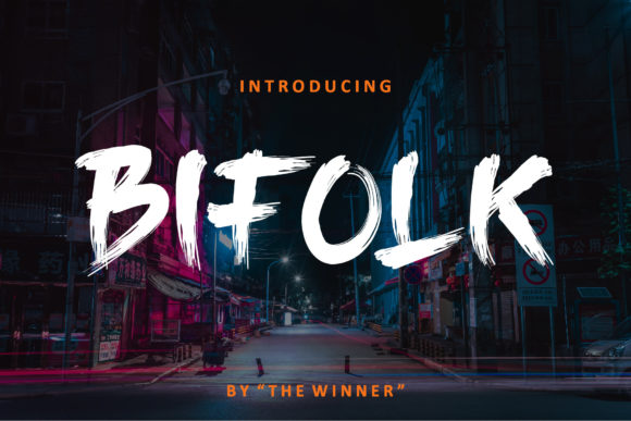 Bifolk: A Bold Display Font for Modern Web Design