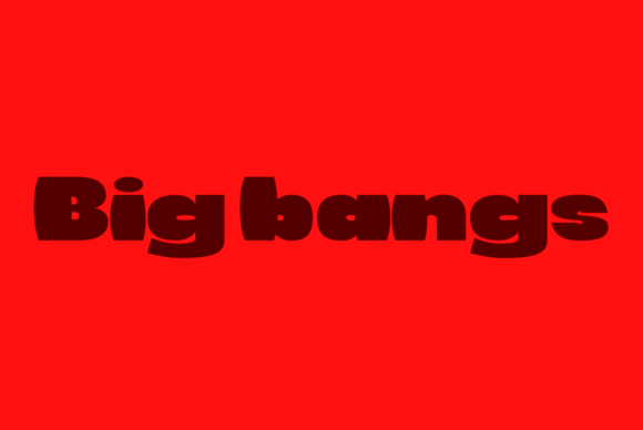 Big Bangs: A Display Font That Sparks Joy in Editorial Layouts