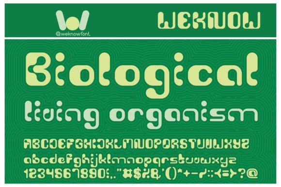 Biological: A Display Font That Adds Personality to Your Brand