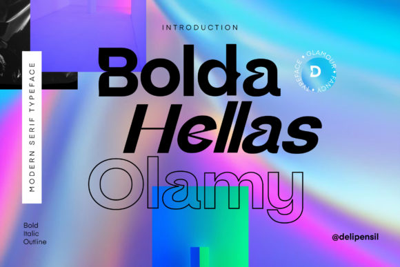 Bolda Hellas Elamy: A Display Font That Builds Brand Trust