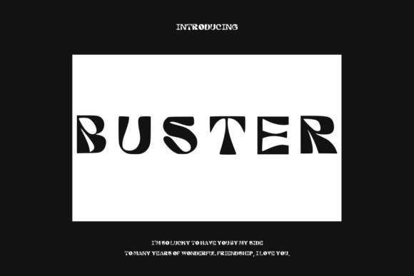 Buster Vintage: A Display Font That Cuts Through the Feed