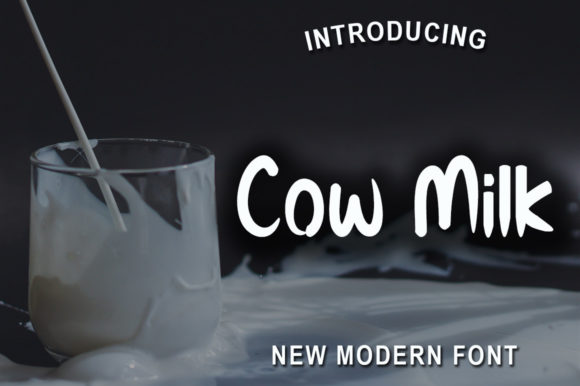 Cow Milk Font: A Friendly, Modern Display Typeface for Small Brands