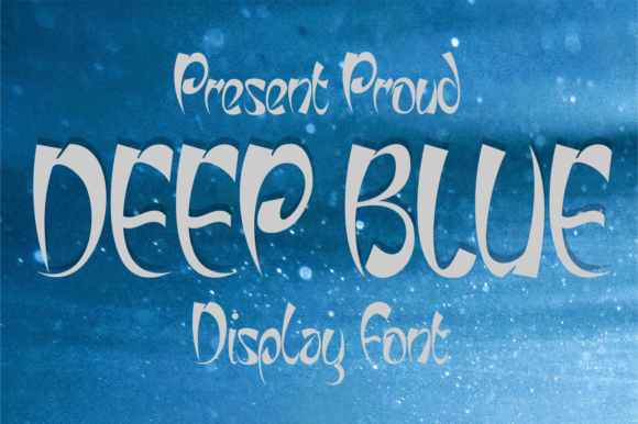 Deep Blue: A Display Font That Carries Joy Without Clutter