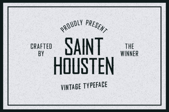 Housten: A Vintage Display Font with Editorial Warmth