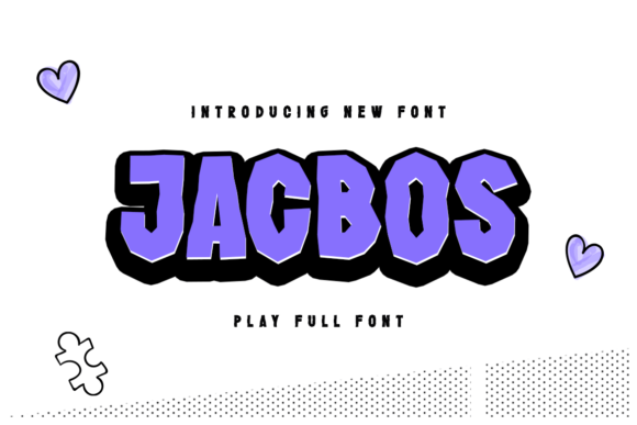 Jacbos: A Display Font That Makes Your Headlines Impossible to Scroll Past