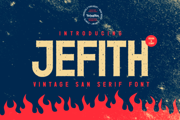 Jefith: A Bold Display Font That Cuts Through the Feed