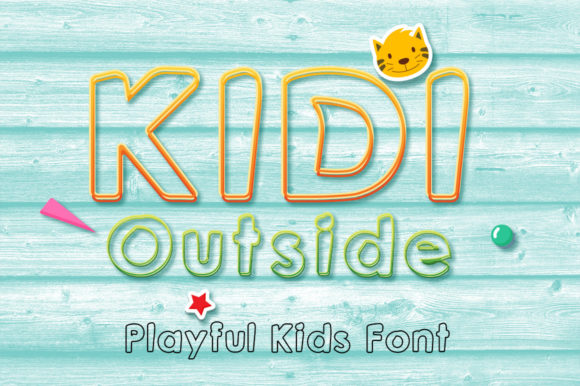 Kidi Outside: A Playful Display Font That Delivers Campaign Clarity