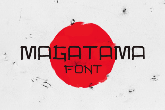 Magatama Display Font for Handmade Labels & Printables