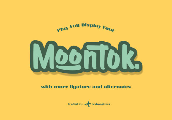 Moontok: A Friendly Display Font That Fits Real Campaign Moments