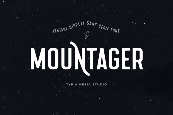 Mountager: A Vintage Display Font That Stands Out—Thoughtfully