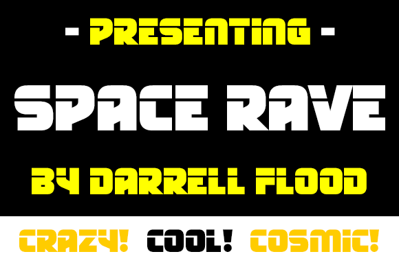 Space Rave: A Futuristic Display Font That Elevates Digital Branding