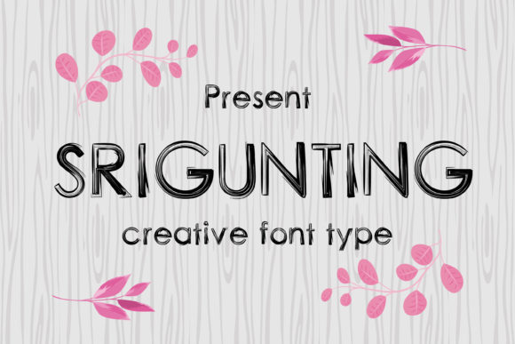 Srigunting: A Display Font That Makes Your Brand Feel Human