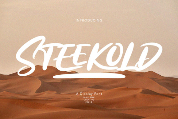 Steekold: A Modern Display Font That Cuts Through the Feed