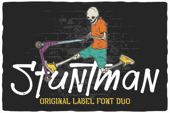 Stuntman: A Bold, Playful Display Font for Modern Web Design
