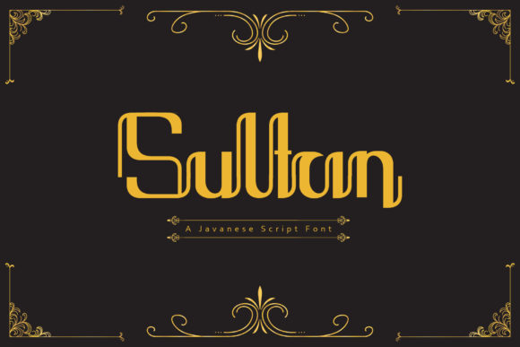 Sultan Display Font for Handmade Creators