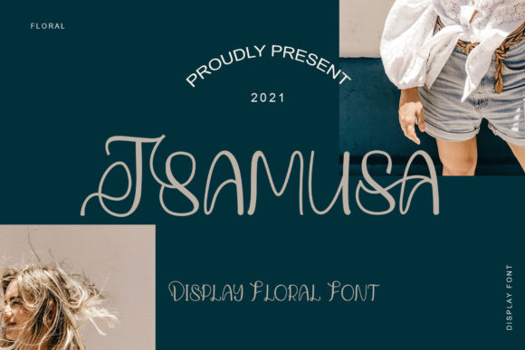 Tsamusa: A Wavy Display Font That Builds Brand Trust